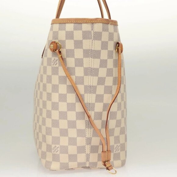 LOUIS VUITTON Damier Azur Neverfull MM Tote Bag - Picture 3 of 16